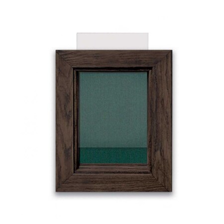 United Visual Products Outdoor Enclosed Combo Board, 48"x36", White Frame/Burgundy & Surf UVCB4836ODW-BURGUN-SURF